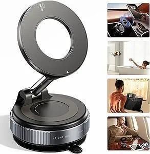 Still Holding Your Phone? Try This Suction Magnetic Phone Mount
