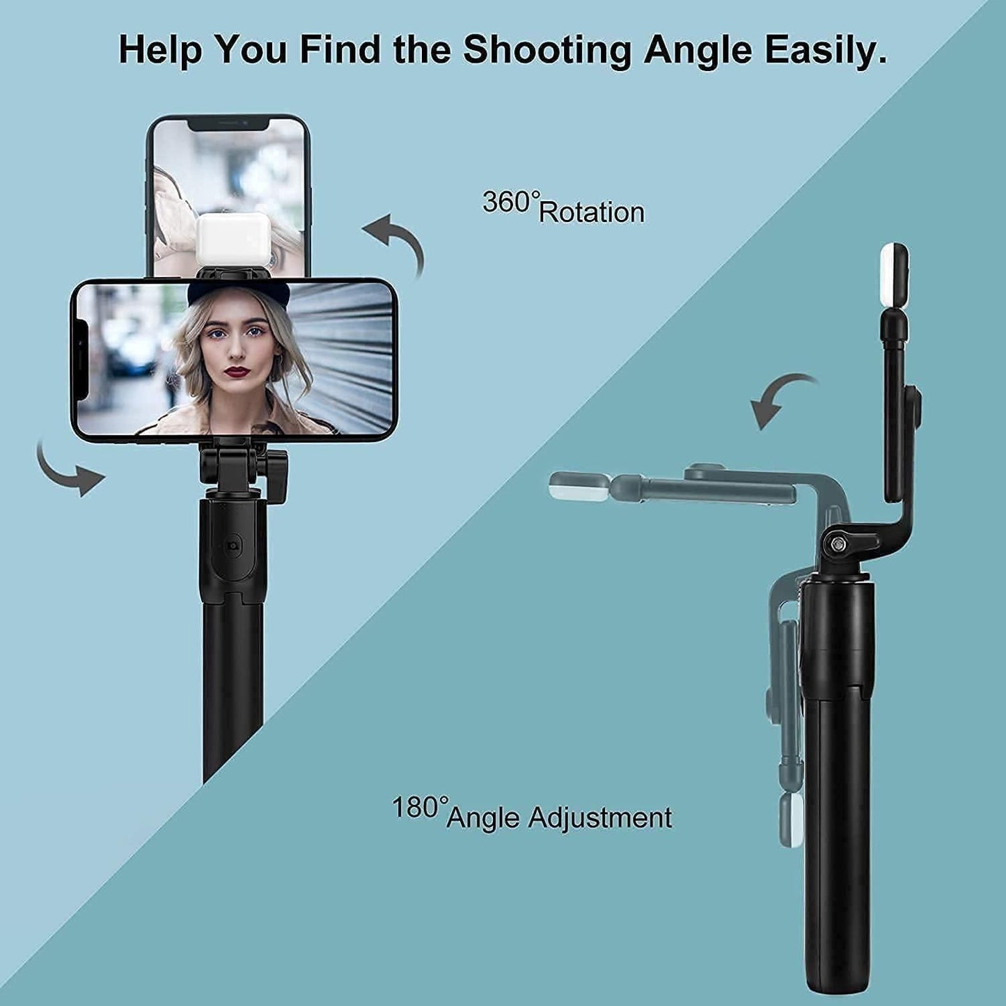 Extendable 3-in-1 Selfie Stick Tripod For The Content Creator in you!