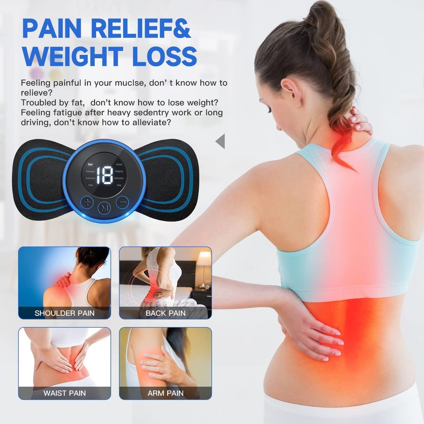 Recharge & Relax – Portable Muscle Relief Massager