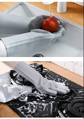 2-in-1 Silicone Scrubbing Gloves - Easier Cleaning! (1 Pair)