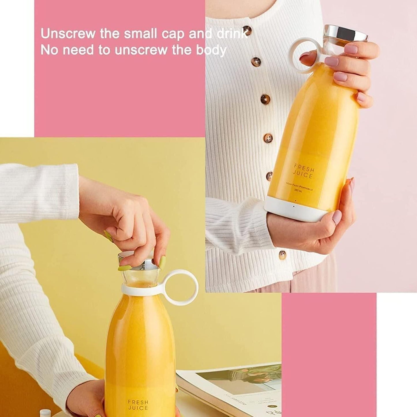 Juice anywhere: Your Portable Powerful Mini Juicer