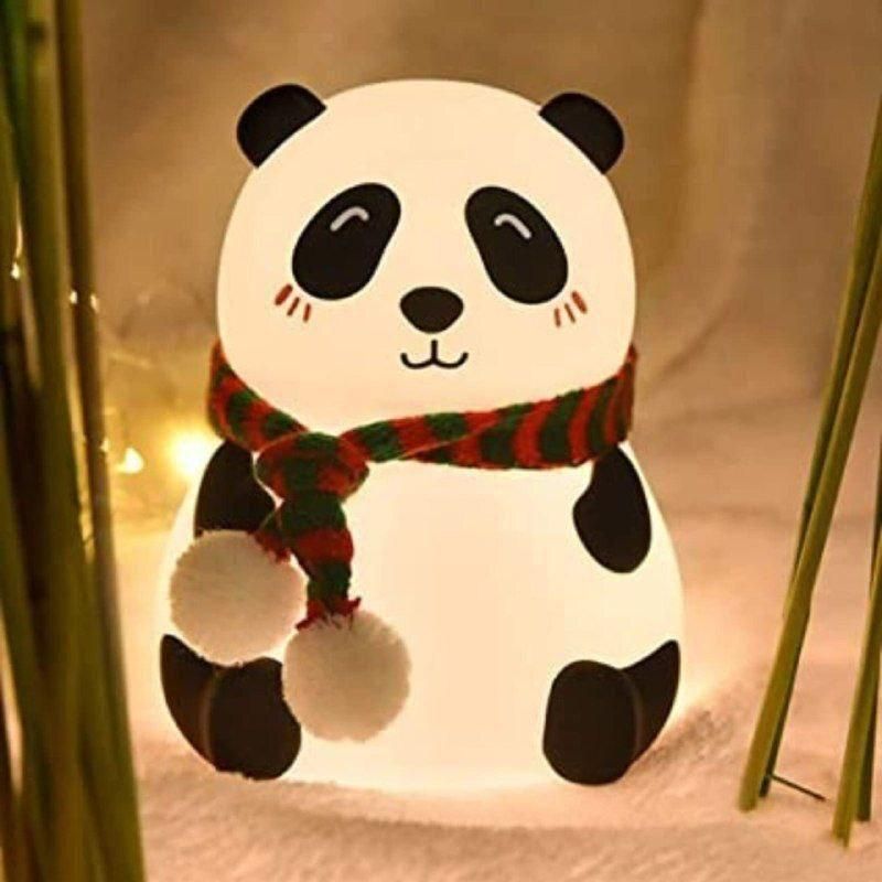 Chasing Away Night-time Fears! Cute Panda Light Lamp For Kids