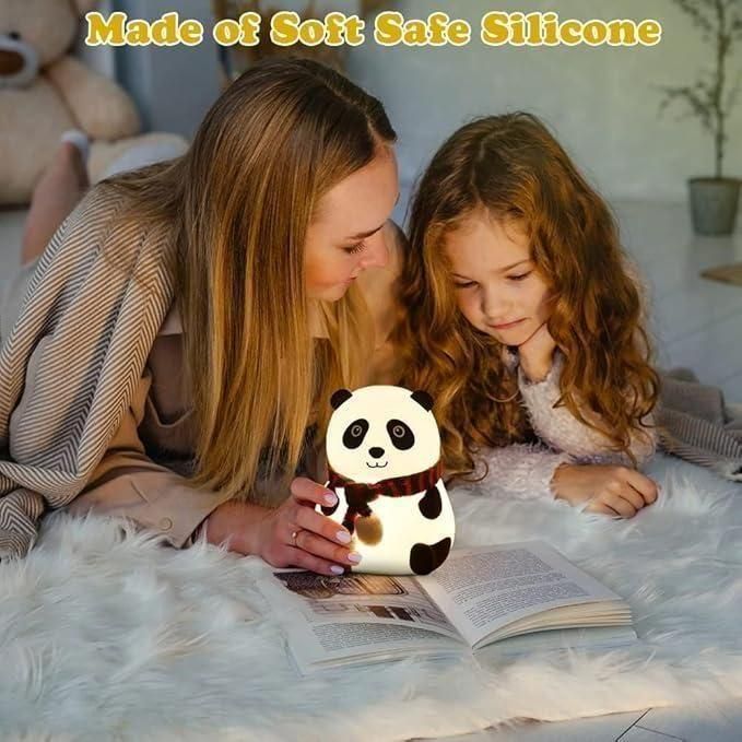 Chasing Away Night-time Fears! Cute Panda Light Lamp For Kids