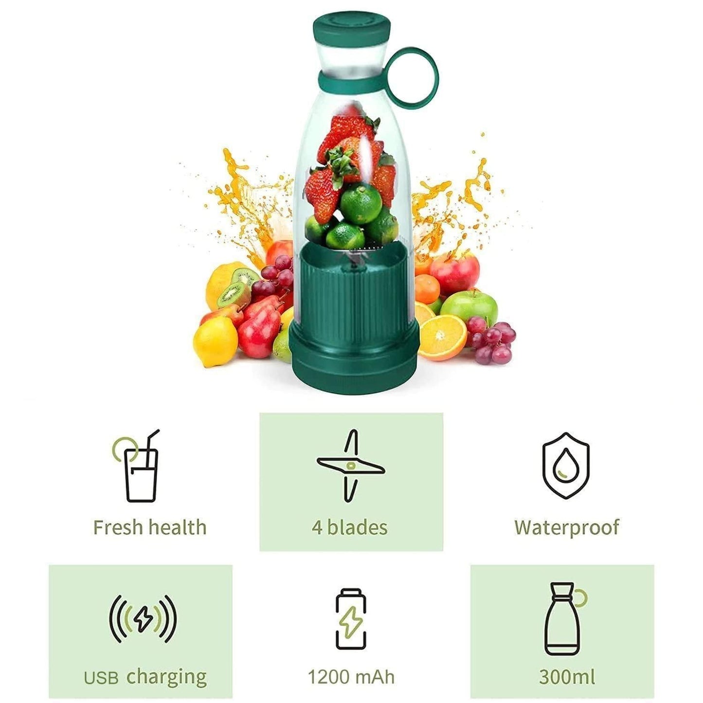 Juice anywhere: Your Portable Powerful Mini Juicer