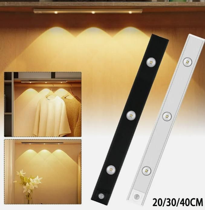 Go Wireless, Go Smart.! LED PIR Motion Sensor Cabinet Light - USB Rechargeable