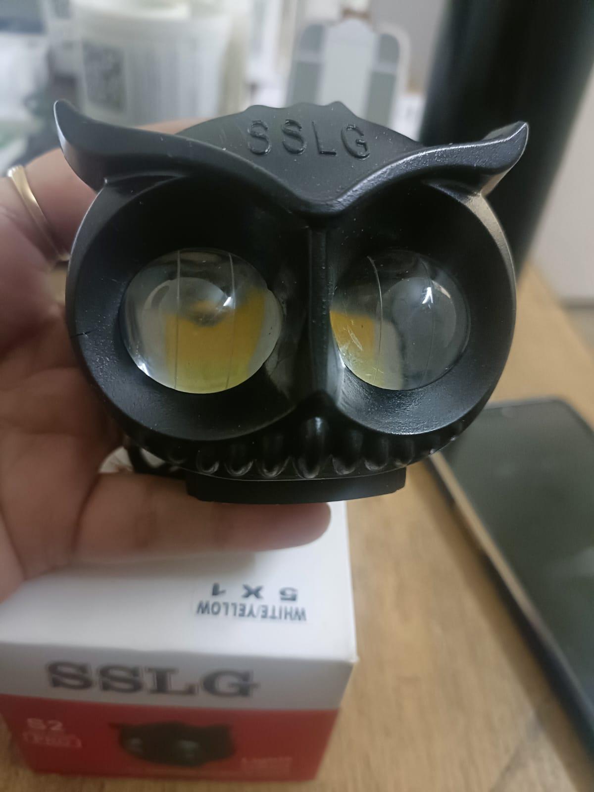 Owl Shaped LED Fog Light for Motorcycles.