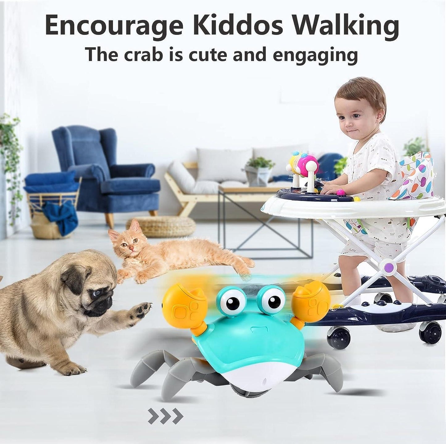 Crawling Crab Toy: To Teach Your Baby Crawl!