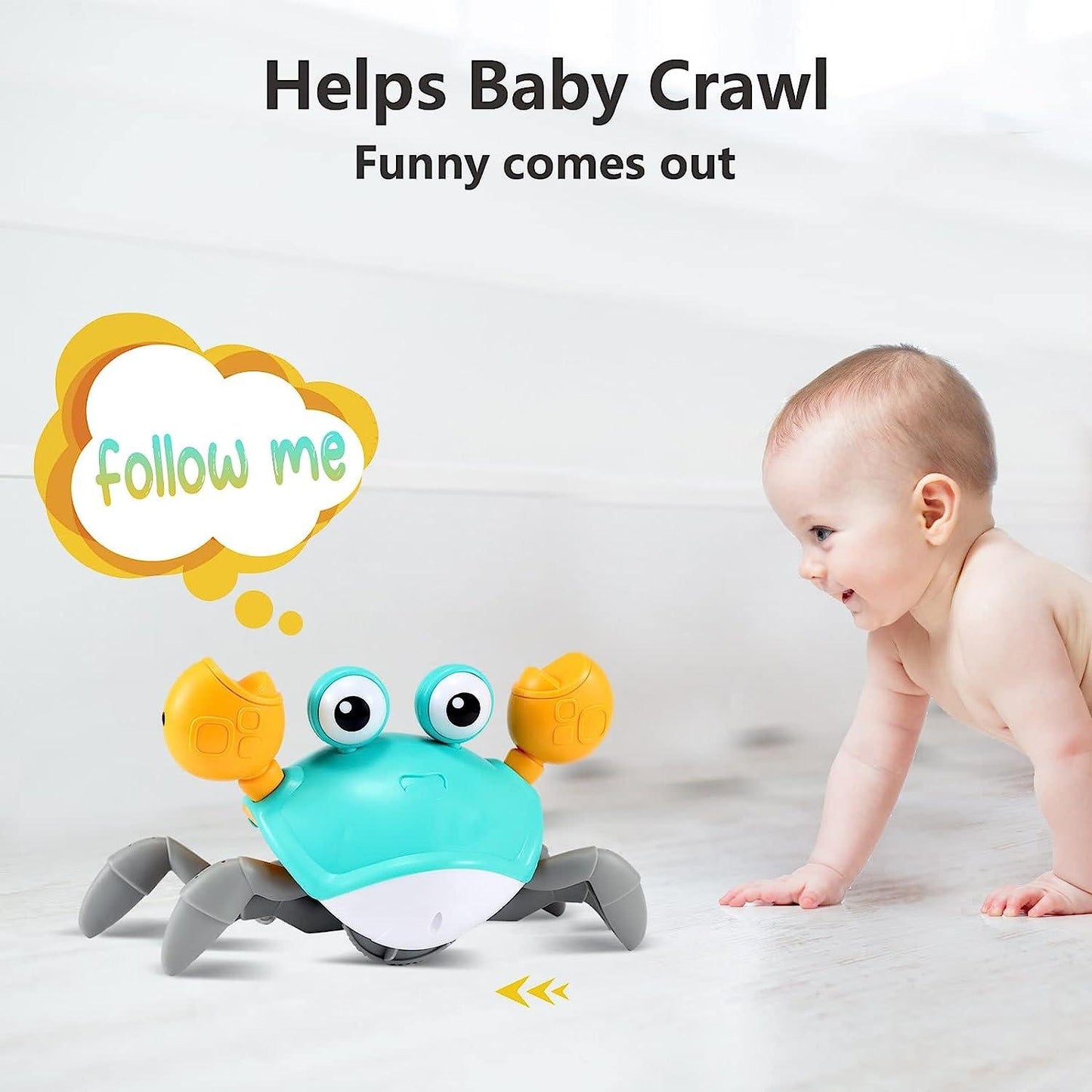 Crawling Crab Toy: To Teach Your Baby Crawl!