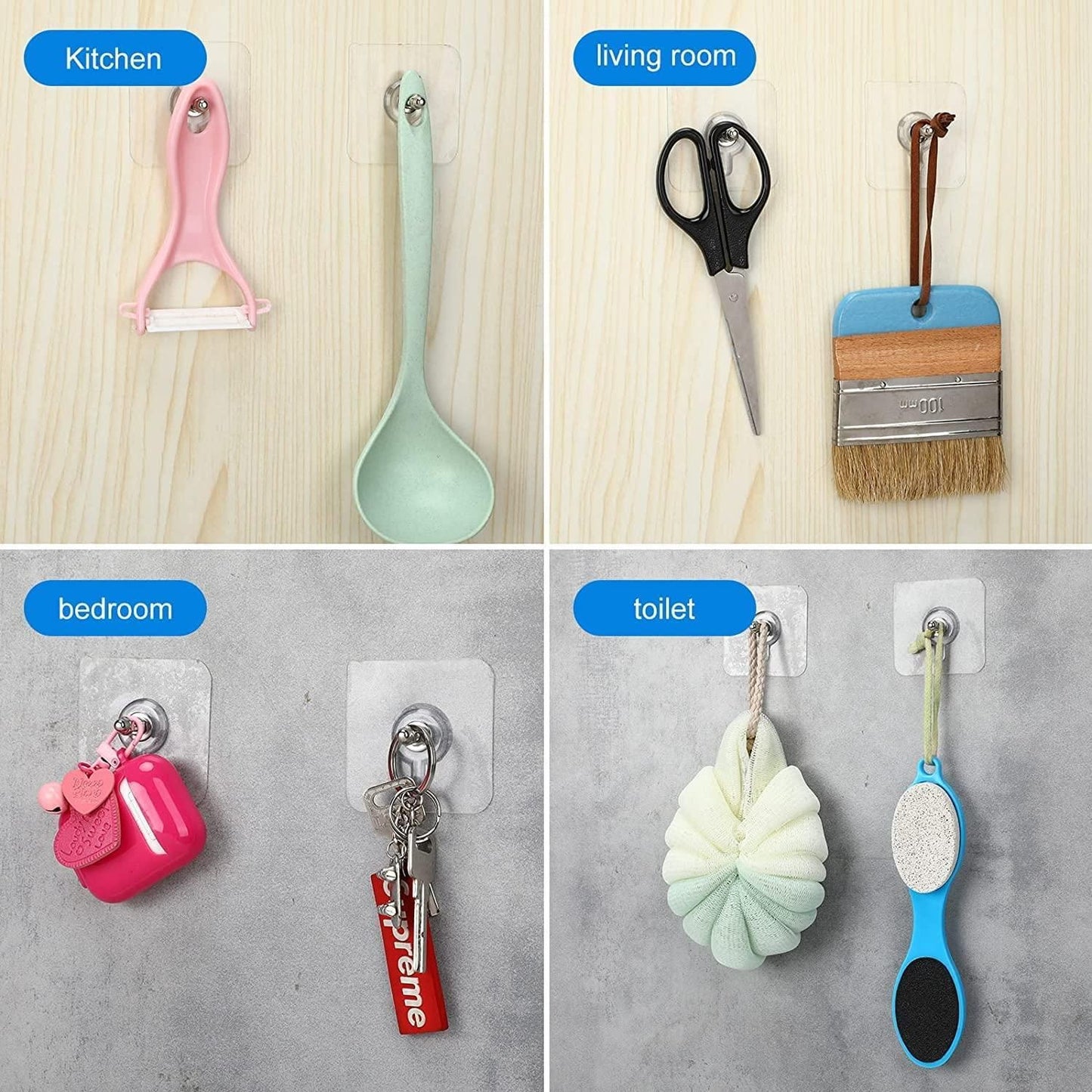 Stop Wrecking Your Walls! Try This Adhesive Wall Hooks