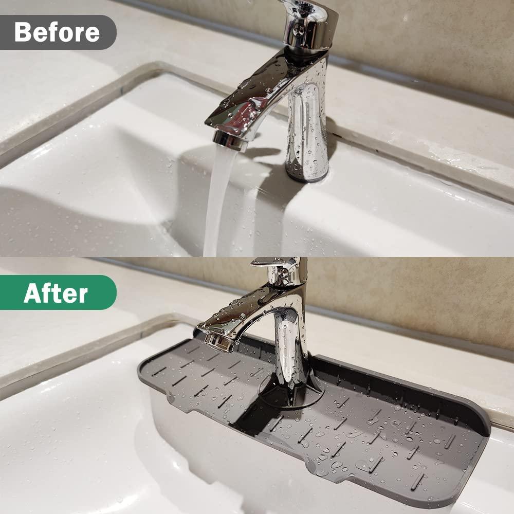 Messy Sinks Frustrates You? Try Silicon Kitchen Faucet Mat