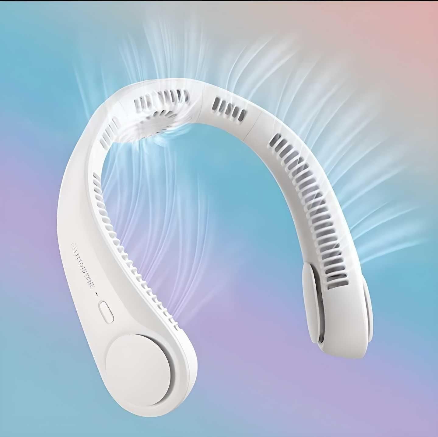 Tiring Work? Can't Handle the Heat? Try Portable Rechargeable Neck Fan