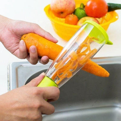 Mess-Free Peeling in Seconds!  Vegetable And Fruits Peeler!