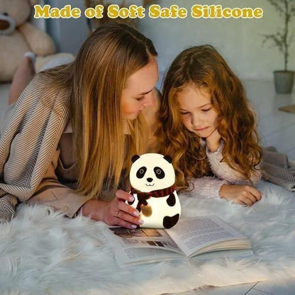 Chasing Away Night-time Fears! Cute Panda Light Lamp For Kids