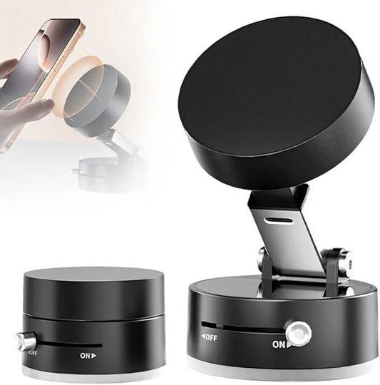 For Recording and Navigation - Vacuum Magnetic Suction Phone Holder