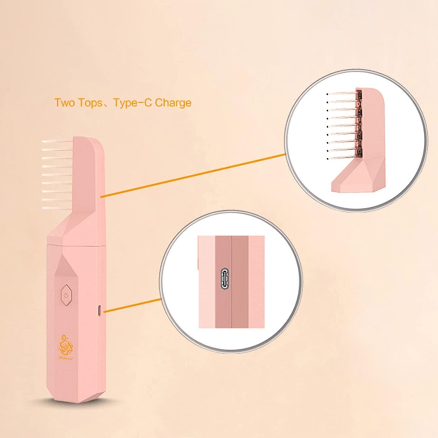 The 2-in-1 Aromatherapy  Incense Burner & Hair Comb