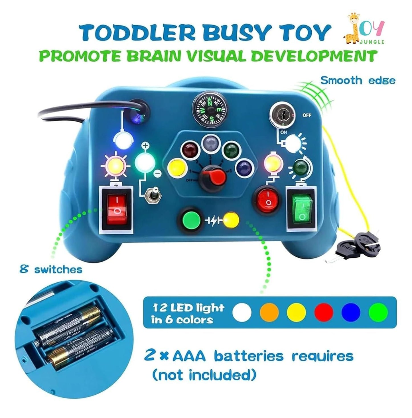 Montessori Learning Toy - Develops Coordination & Brain Skills for Toddlers