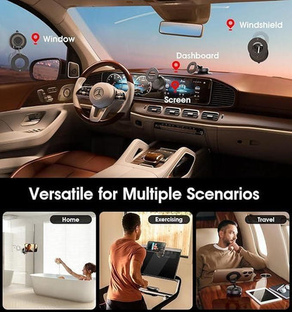 Still Holding Your Phone? Try This Suction Magnetic Phone Mount