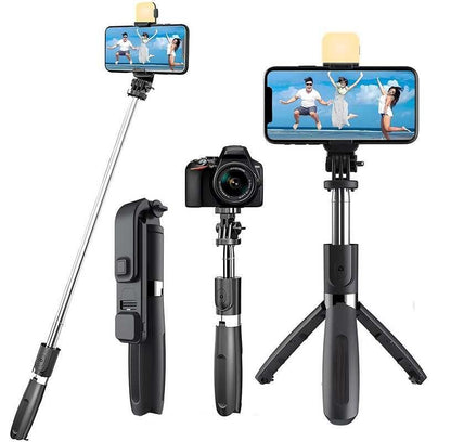 Extendable 3-in-1 Selfie Stick Tripod For The Content Creator in you!