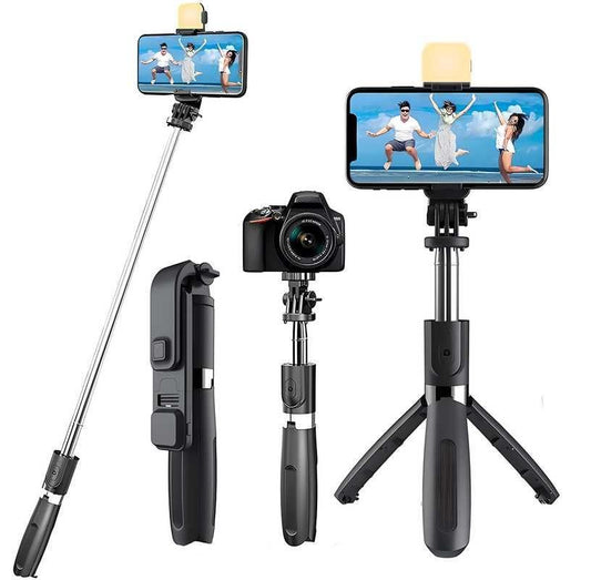 Extendable 3-in-1 Selfie Stick Tripod For The Content Creator in you!