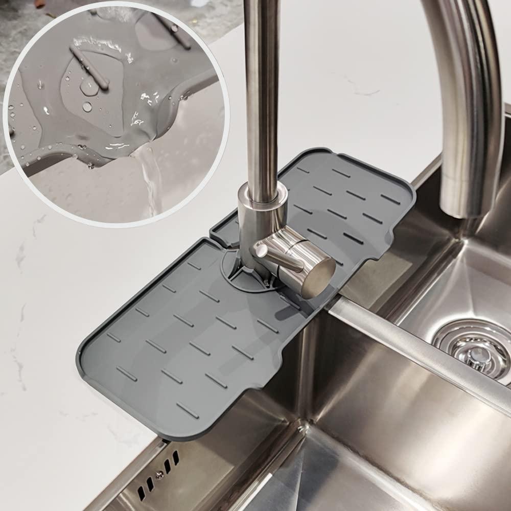 Messy Sinks Frustrates You? Try Silicon Kitchen Faucet Mat